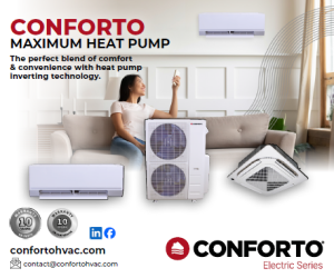 Conforto Ductless Mini Split Heat Pumps HPAC MagazineHPAC Magazine