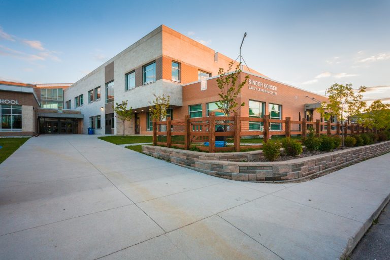 Chilled beams are an integral part Steinbach Regional Secondary School